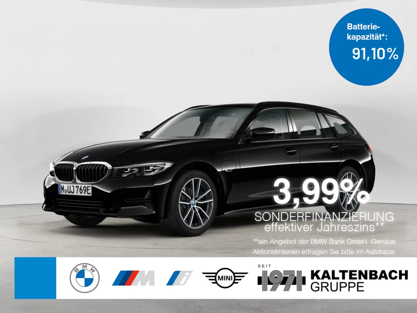 BMW 320 e Touring Sport Line AHK LED NAVI PDC SHZ Schwarz - 1