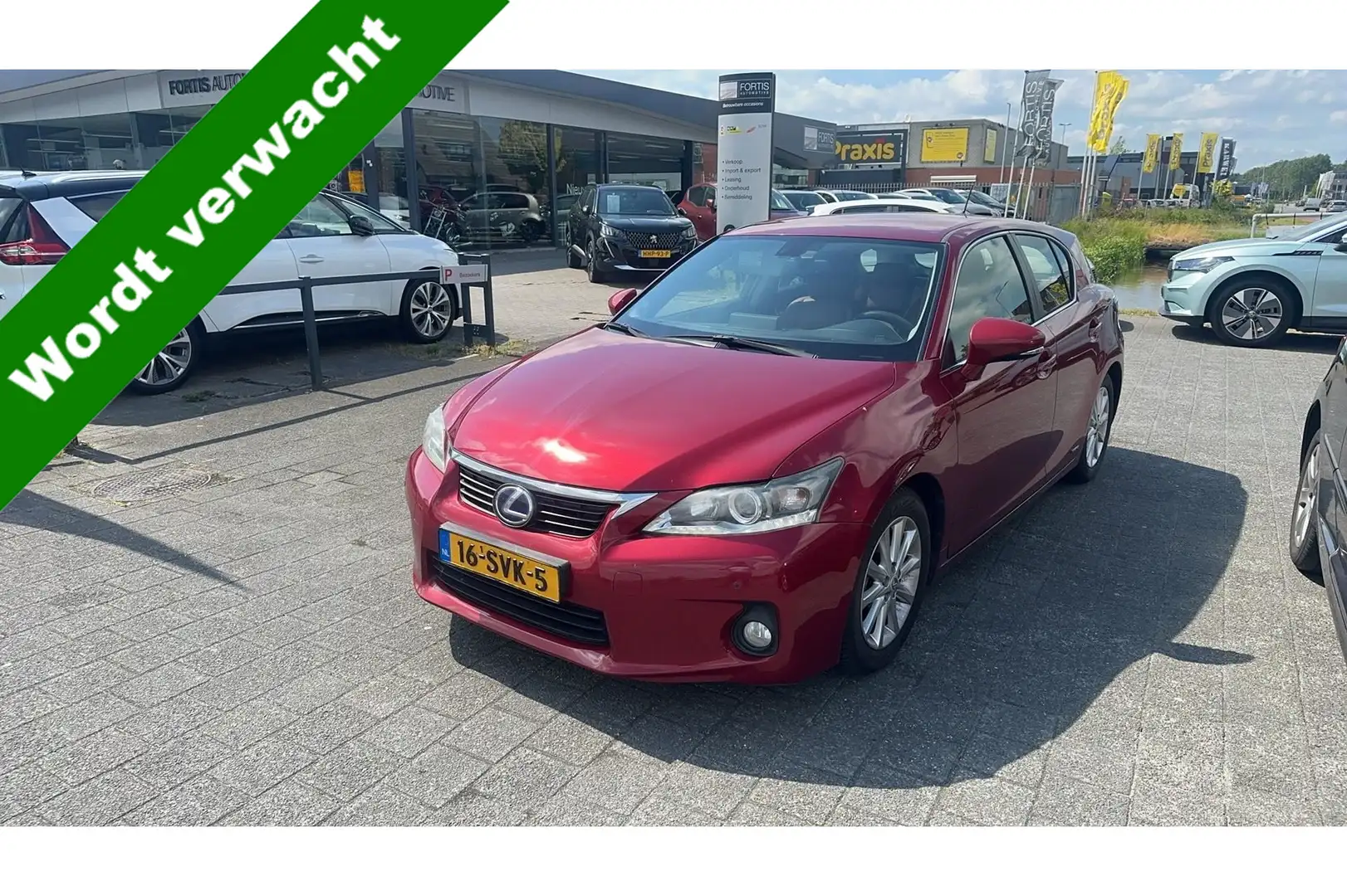 Lexus CT 200h Hybrid NL AUTO | STOELVERW | VELGEN | Rojo - 1