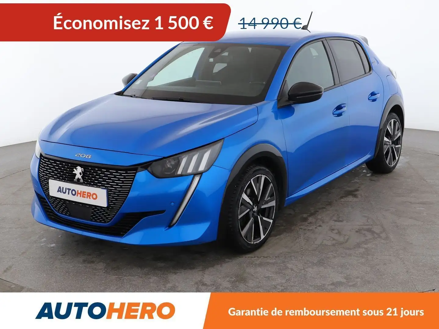 Peugeot 208 1.2 PureTech GT Line EAT8 Bleu - 1