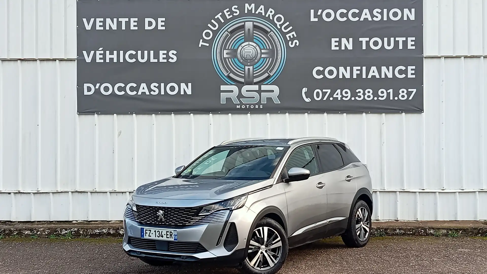 Peugeot 3008 BlueHDi 130ch S\u0026amp;S EAT8 Allure Grijs - 1
