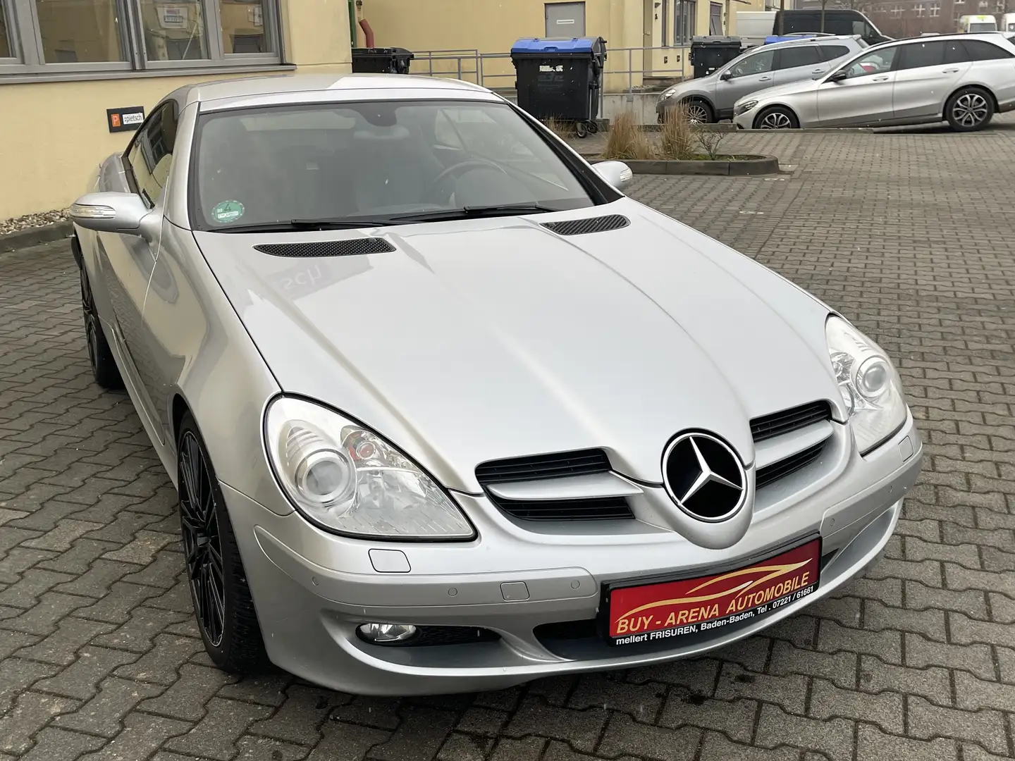Mercedes-Benz SLK 350 V6 Roadster Automatik Leder Voll Top Gepflegt Top Grau - 1