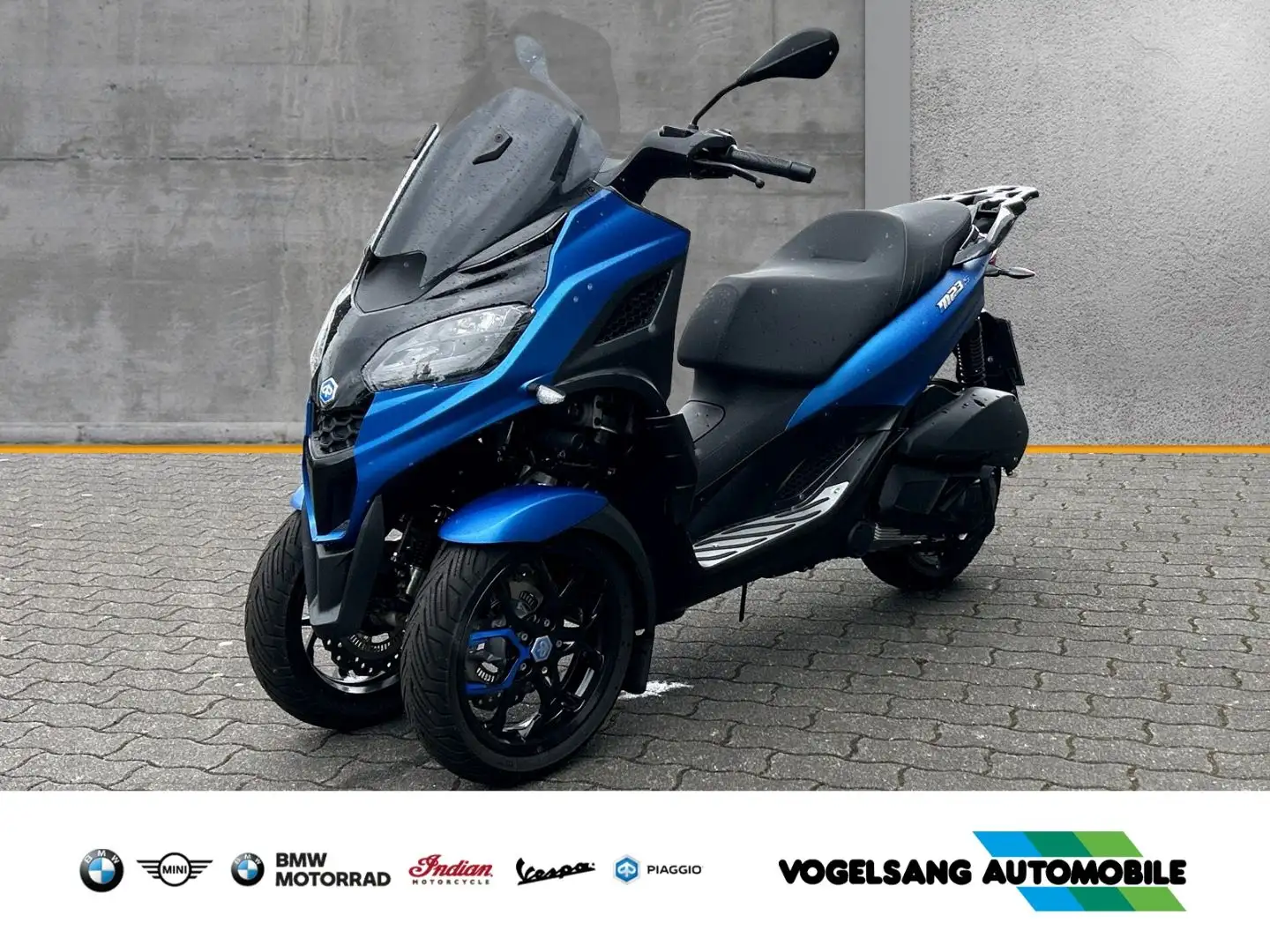 Piaggio MP3 310 Sport HPE, Keyless Ride, LCD-Display, Vo Blu/Azzurro - 1