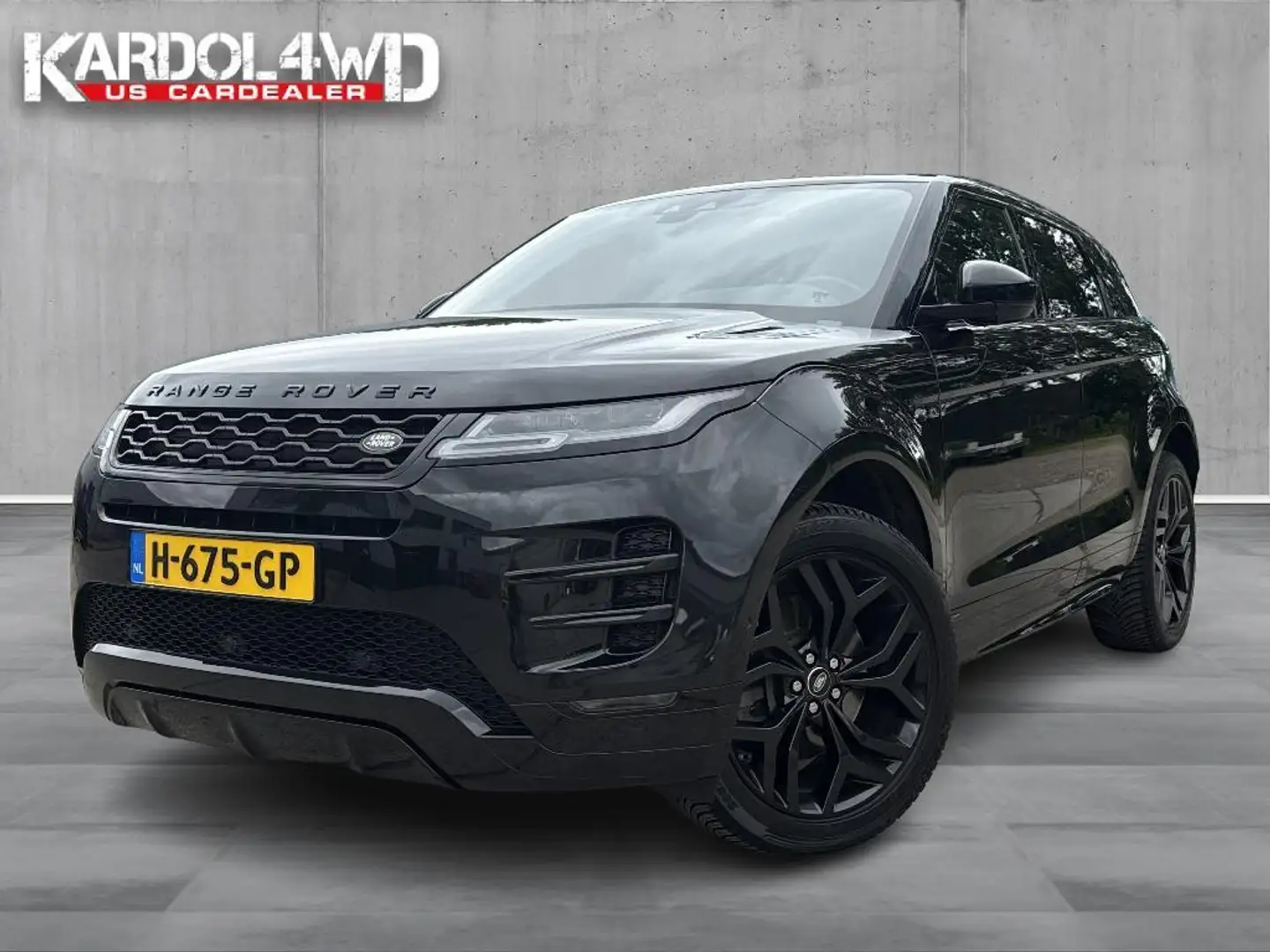 Land Rover Range Rover Evoque 2.0 P200 AWD R-Dynamic HSE | Full option | Elec. t Zwart - 1