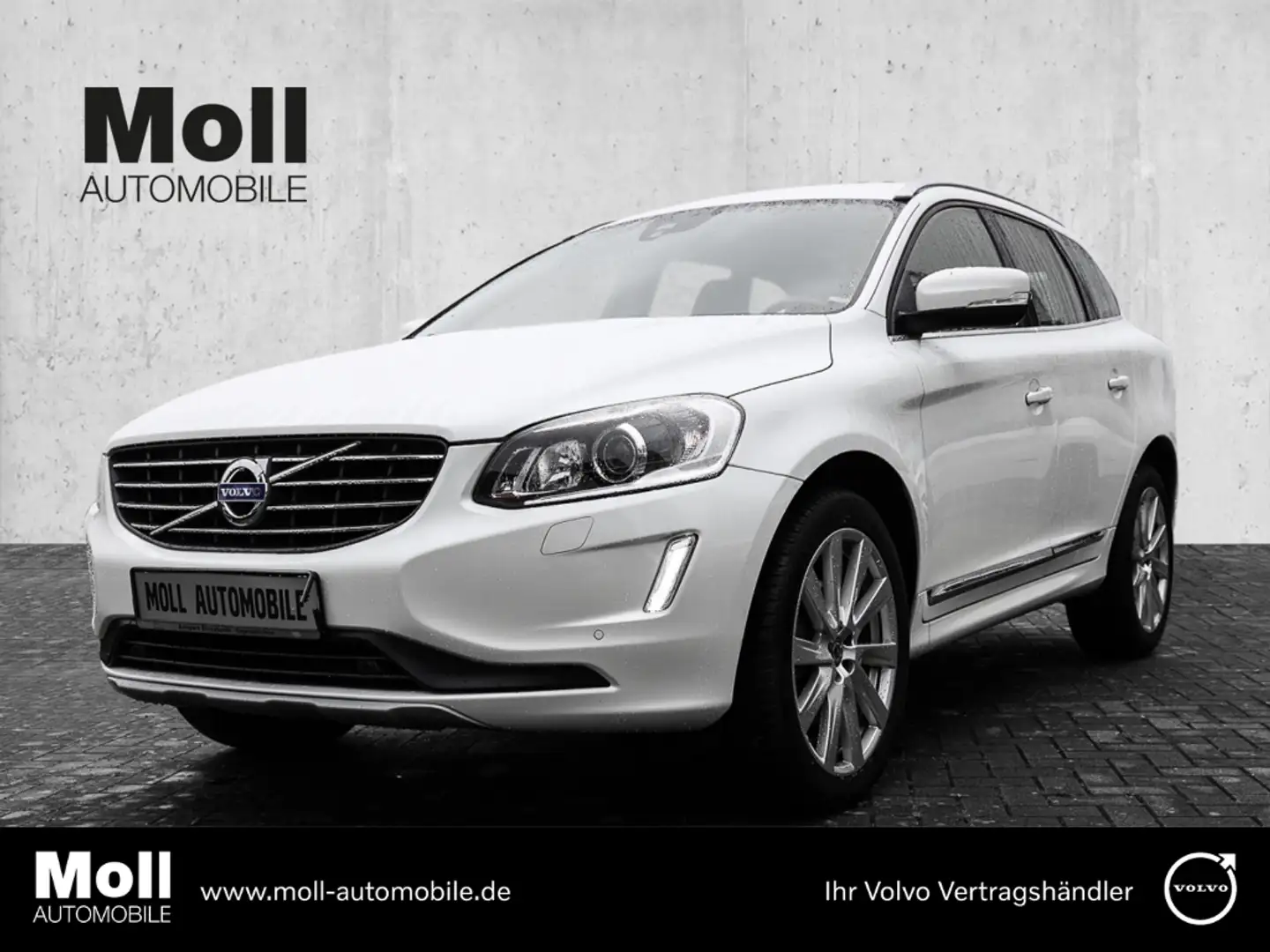 Volvo XC60 Summum AWD D4 DPF LEDER AHK Allrad StandHZG Navi d Blanc - 1