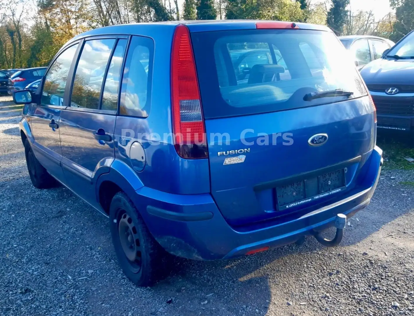 Ford Fusion 1.4 16V Ambiente*Gepflegt*Klima*Anhänger* Blau - 2
