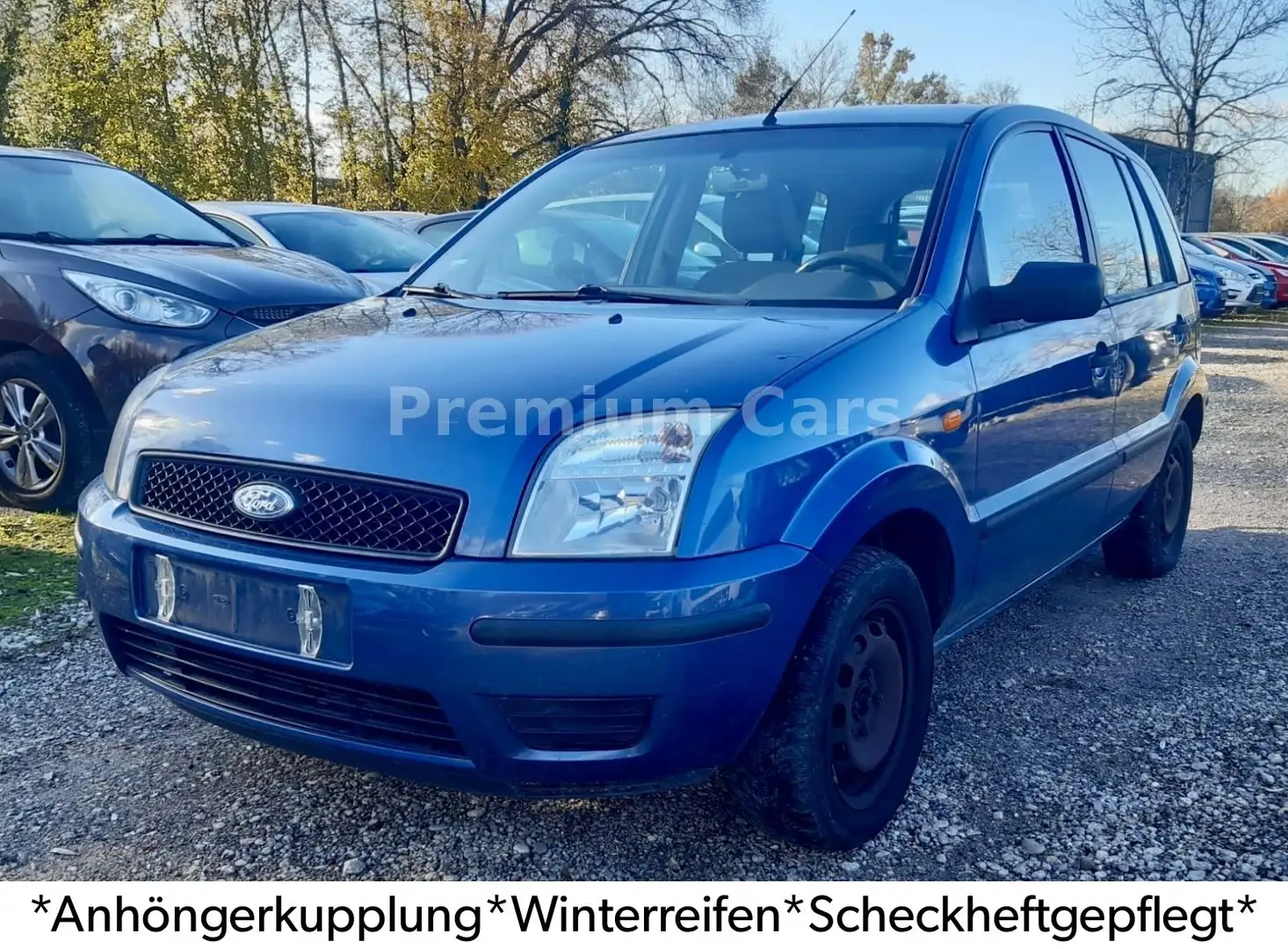 Ford Fusion 1.4 16V Ambiente*Gepflegt*Klima*Anhänger* Blau - 1