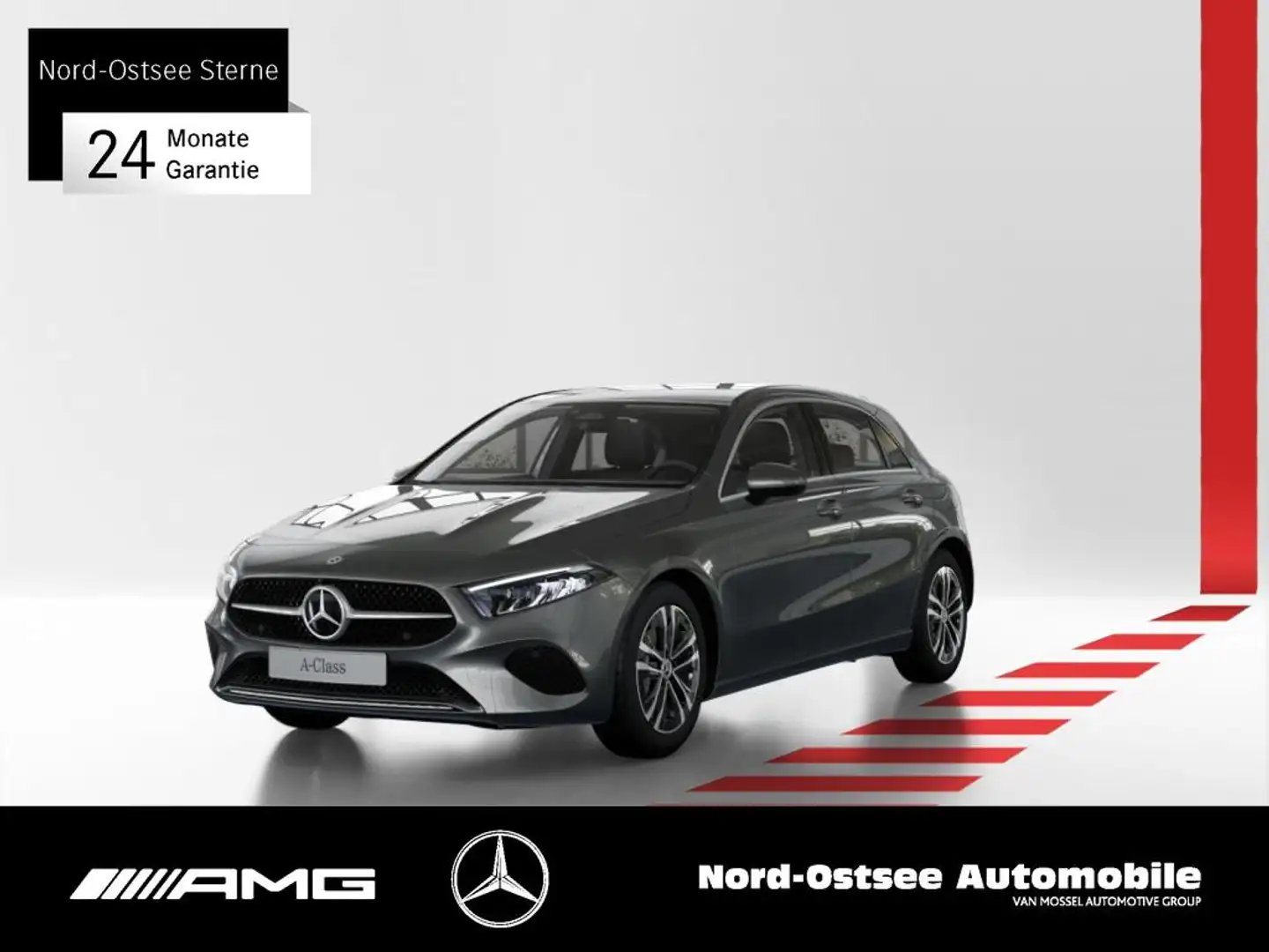 Mercedes-Benz A 200 Kompaktlimousine PROGRESSIV ADV LED KAMERA Gris - 1
