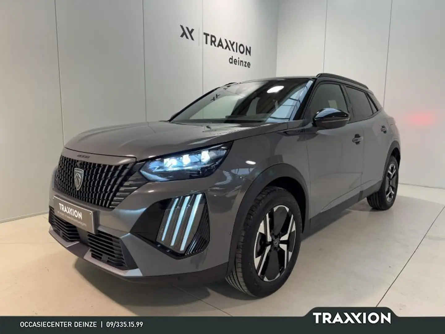 Peugeot 2008 1.2i EAT8 GT **FULL OPTION** LED|GPS|PDC|CAM|CARPL Gris - 1