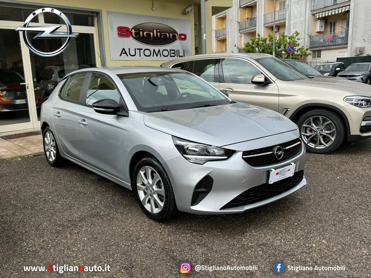 Opel Corsa 1.2 100 CV Edition CAR PLAY Silber - 1