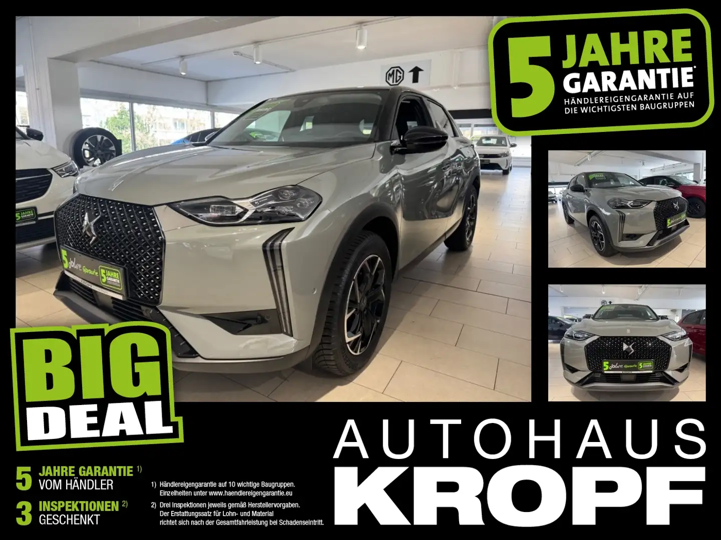 DS Automobiles DS 3 1.2 PureTech 130 Rivoli Automatik / Navi Grau - 1