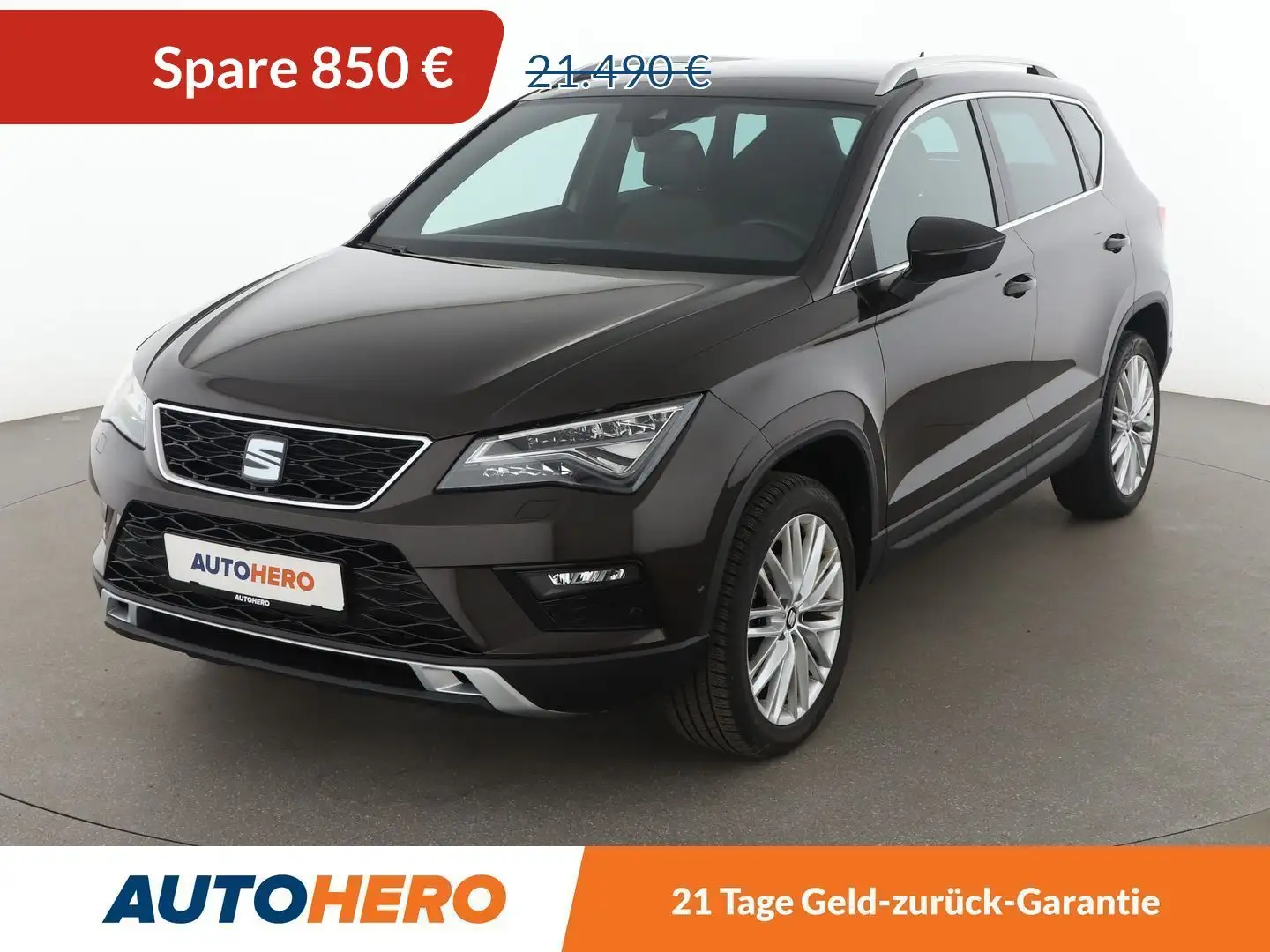 SEAT Ateca 1.5 TSI ACT Xcellence Aut.*NAVI*LED*TEMPO*CAM*PDC* Marrón - 1