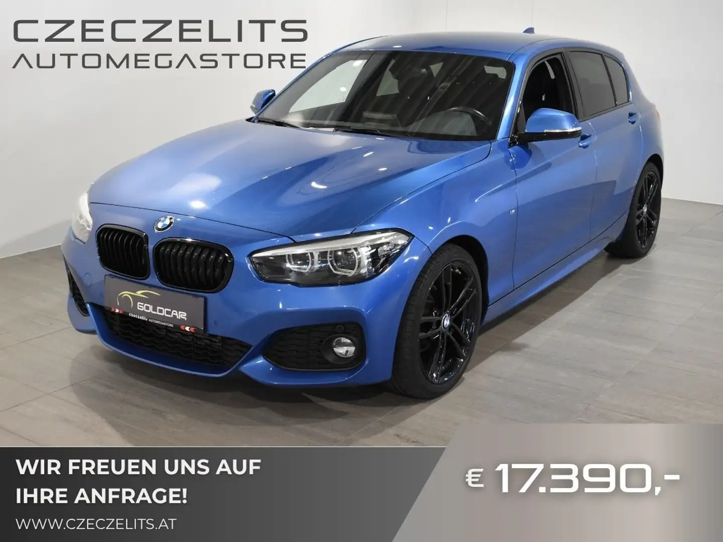 BMW 116 i **M Sport** Bleu - 1