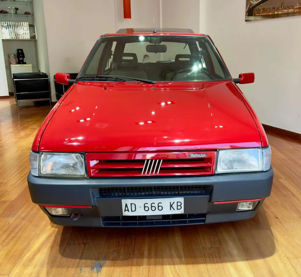 Fiat Uno turbo i.e. cat 3 porte Europa Червоний - 2