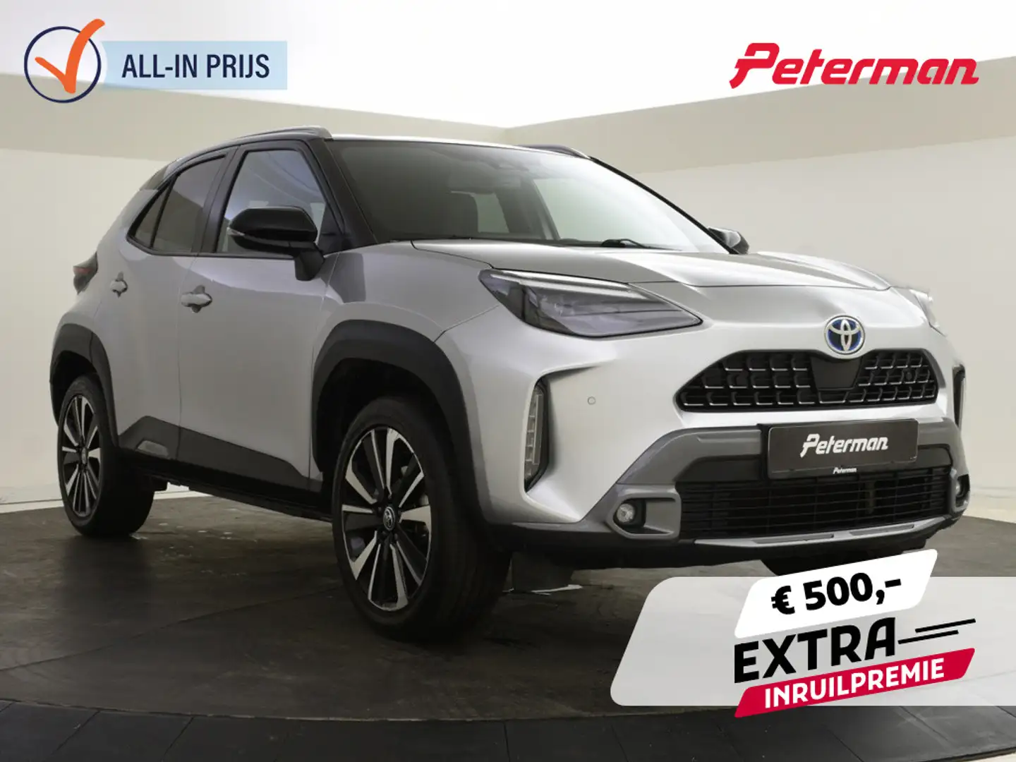 Toyota Yaris Cross GERESERVEER 1.5 Hybrid AWD Launch Edition | Ledere Argent - 1