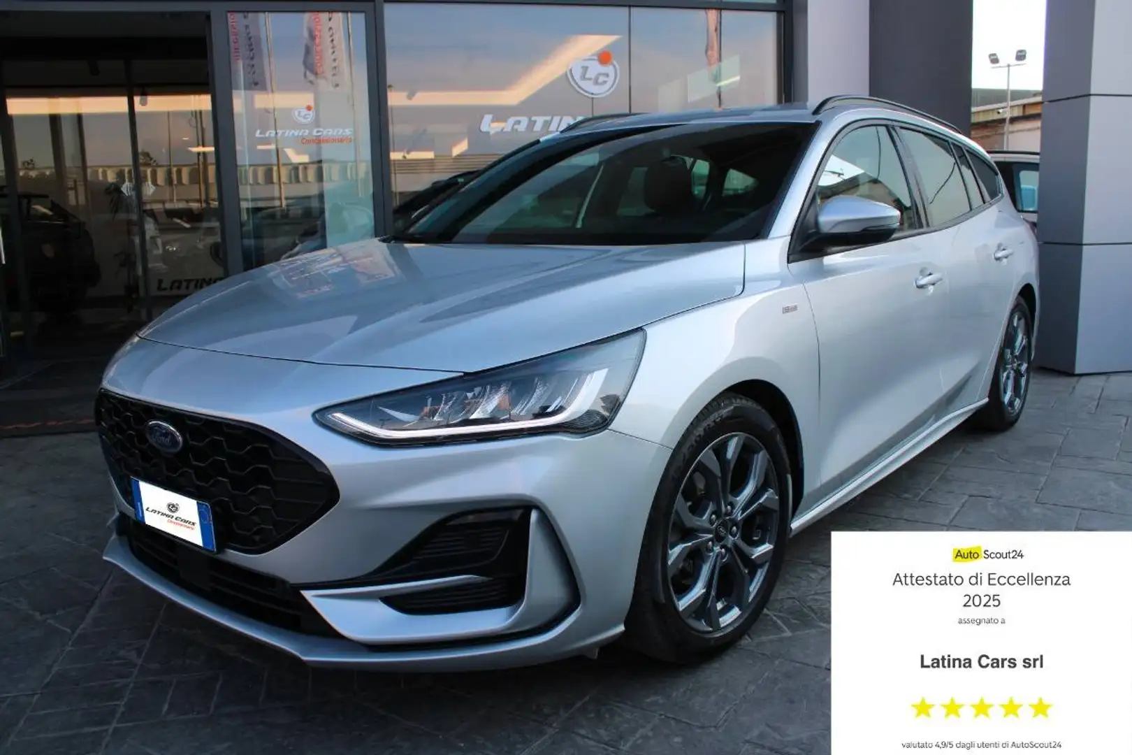 Ford Focus 1.5 ecoblue ST-Line 115cv AUTO con Navi e CarPlay Grigio - 1