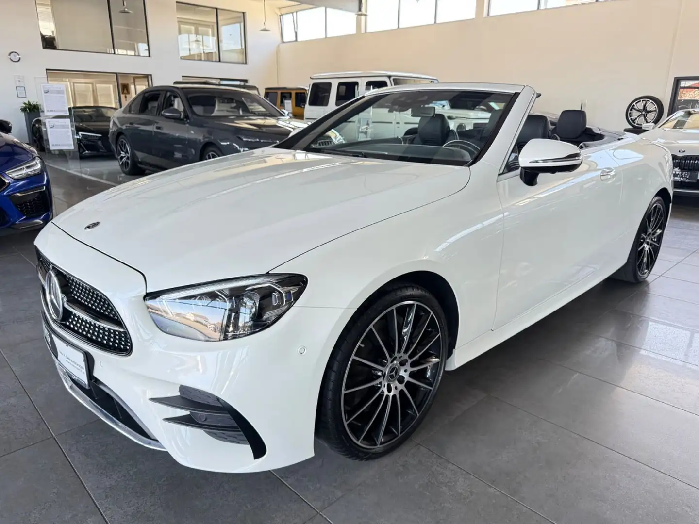 Mercedes-Benz E 450 E450*4Matic*Cabrio*AMG-PAKET*360°ACC*BURMESTER* Blanc - 1
