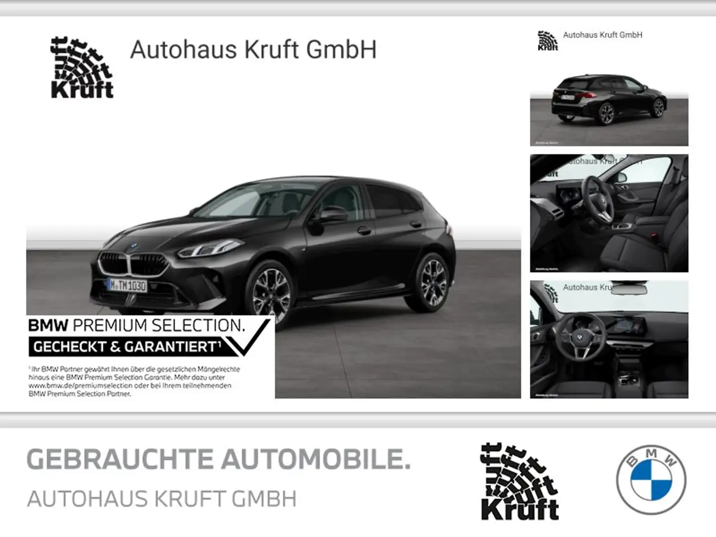 BMW 120 i M SPORT+AUTOM+NAVI+LM18+SITZHZ Schwarz - 1