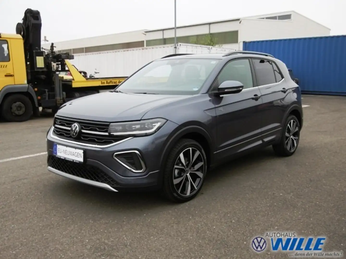 Volkswagen T-Cross 1.0 l TSI R-Line Klima Rückfahrkamera Sitzheizung Grijs - 1