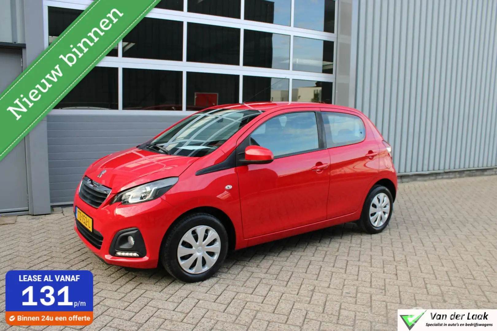 Peugeot 108 1.0 e-VTi Active 1e Eigenaar | NL Auto | Led | Air Rouge - 1