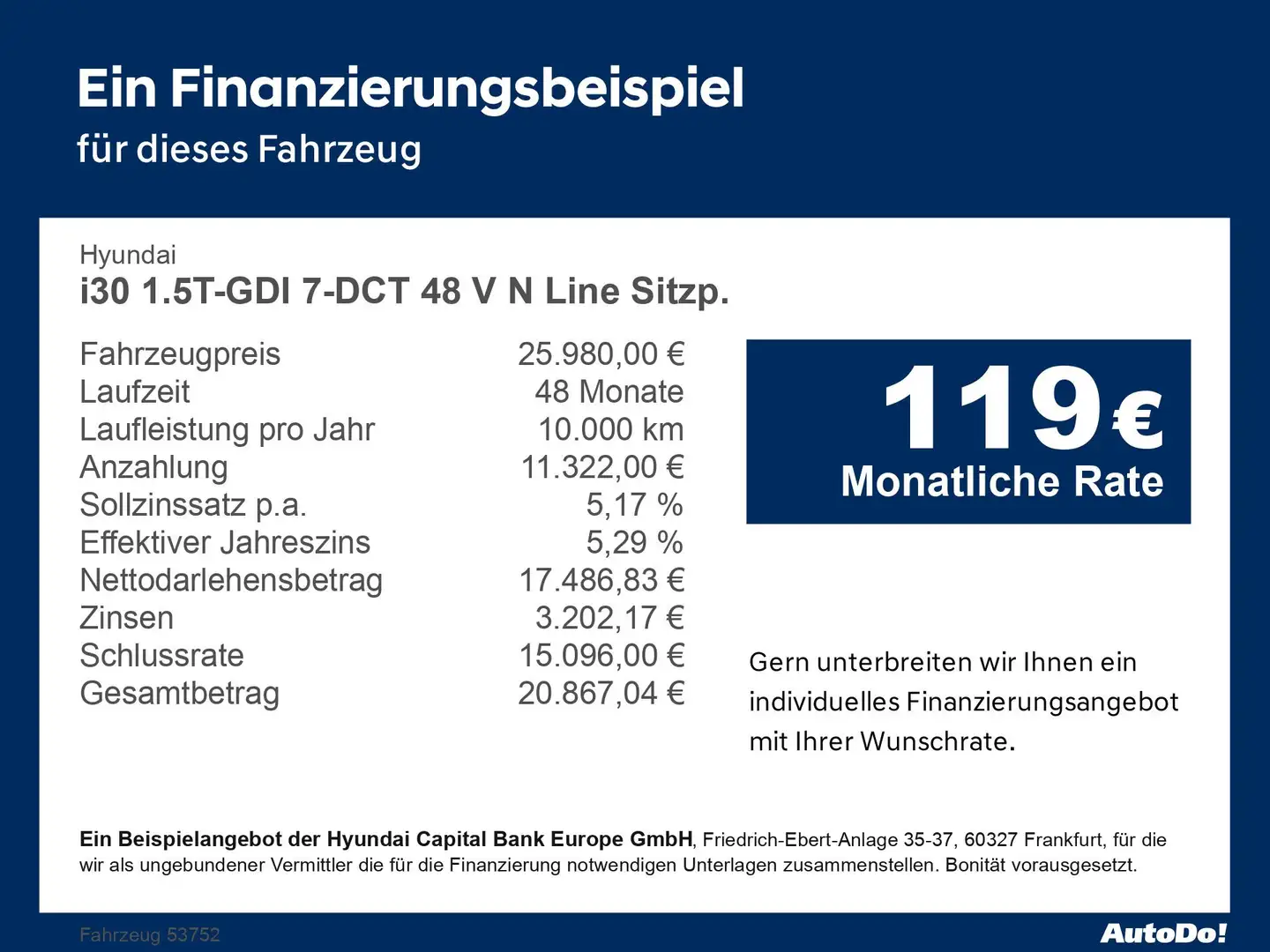 Hyundai i30 1.5T-GDI 48 V 6-MT N Line Sitzp. Bluetooth LED Verde - 2