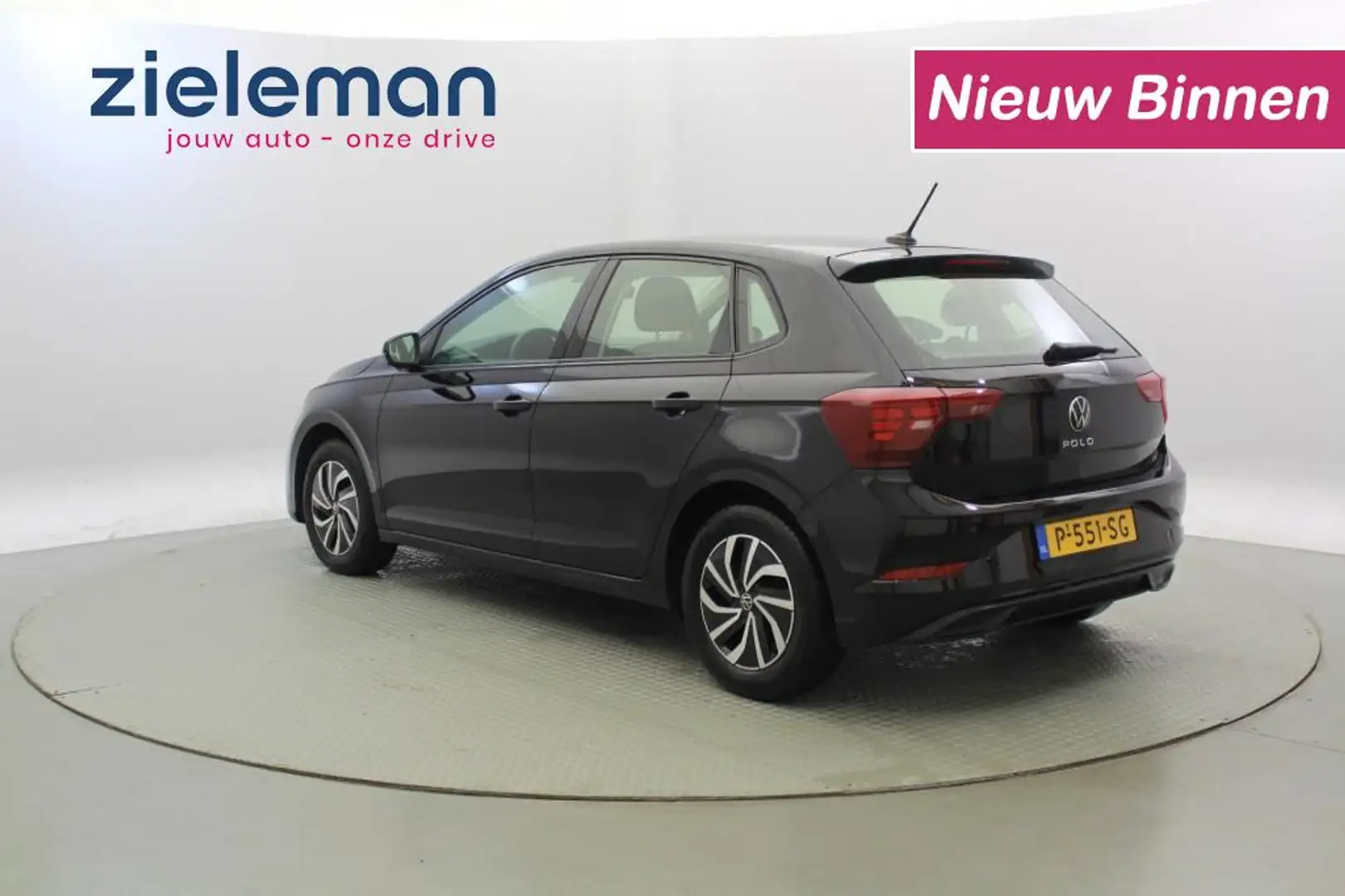 Volkswagen Polo 1.0 TSI Life - Carplay, Cruise Zwart - 2