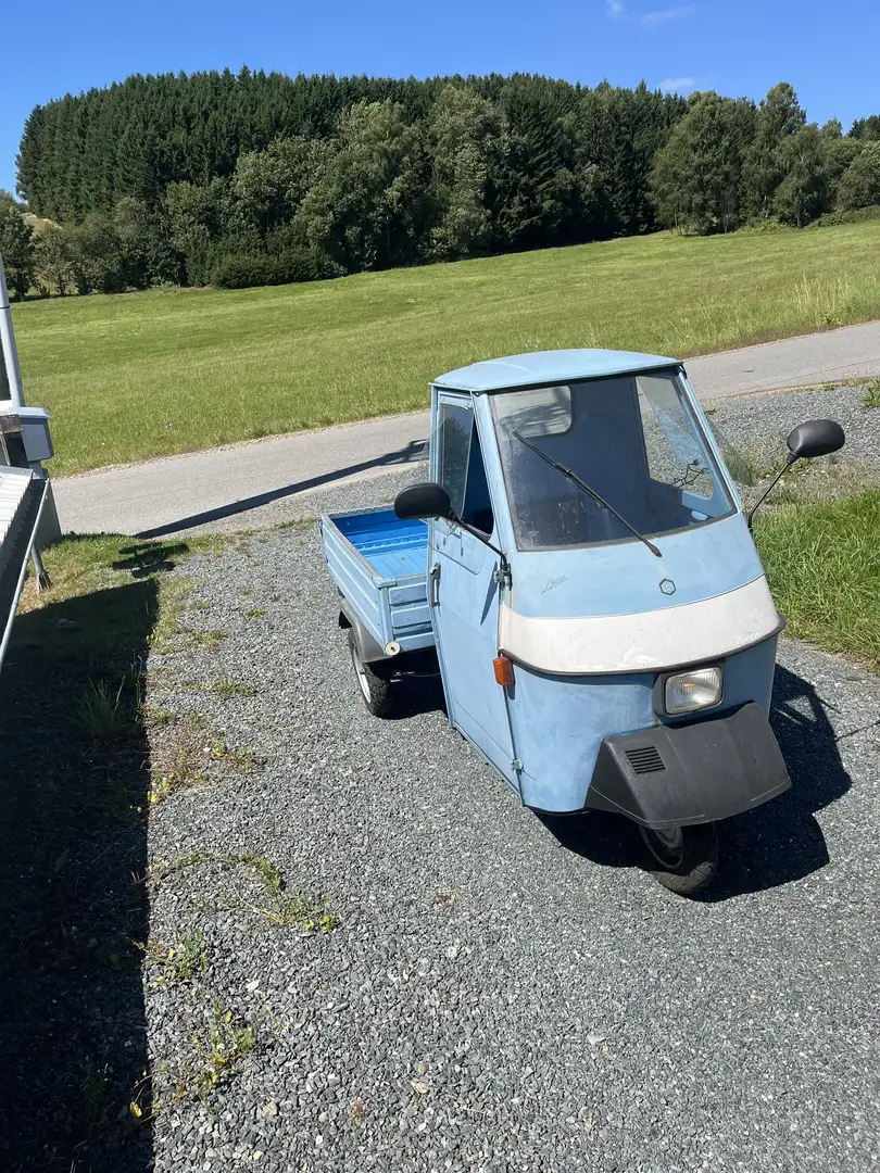 Piaggio Ape Oldtimer Bleu - 1