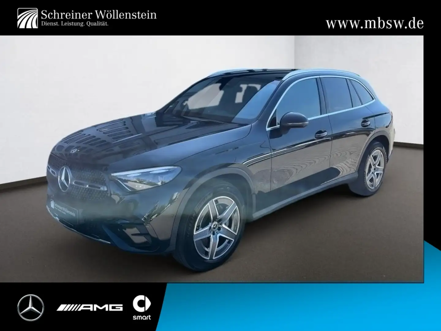 Mercedes-Benz GLC 200 4M AMG*AHK*Dig.-Light*Memory*Distr.*360° Negro - 1