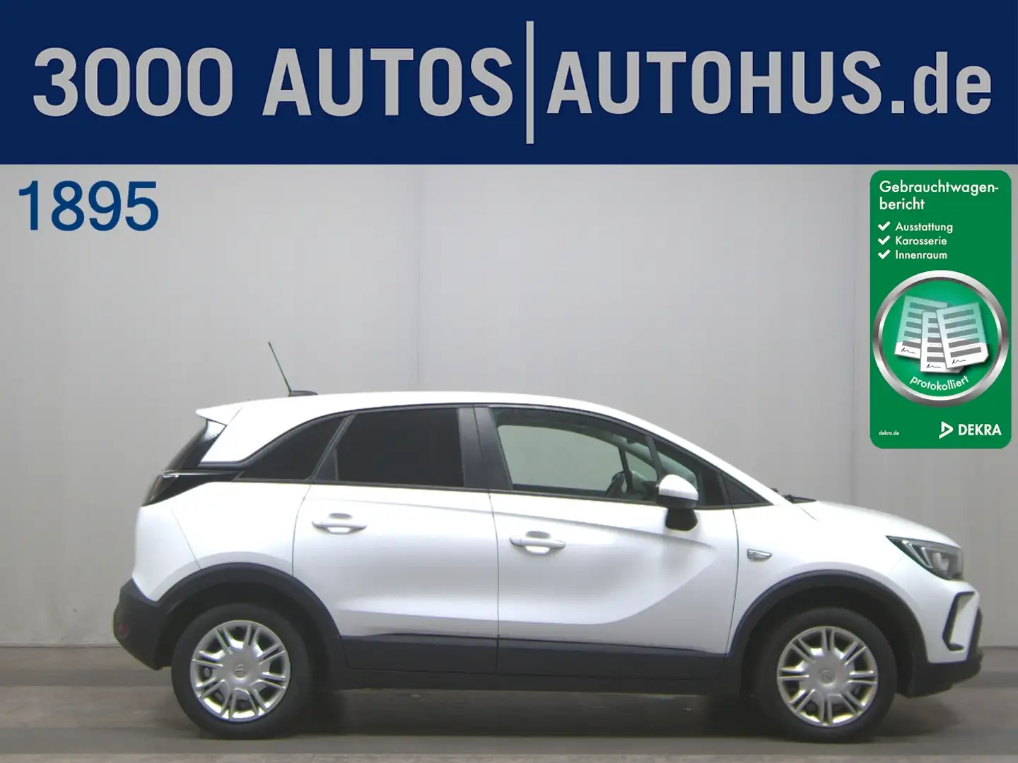Opel Crossland X 1.2 Selection 2-Sitzer DAB PDC SHZ Blanco - 1