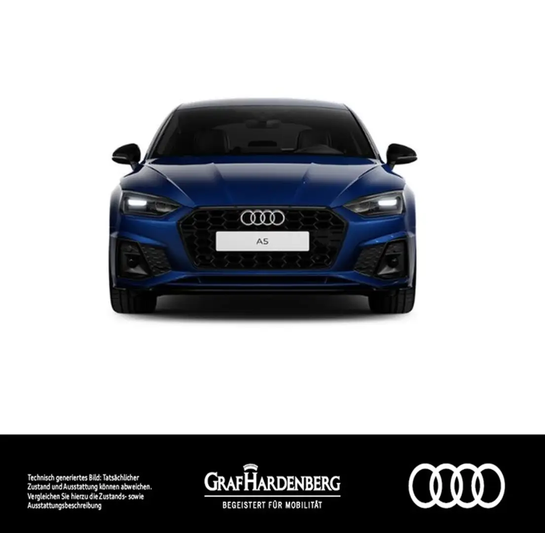 Audi A5 Sportback 40 TDI S line Virt.Cockpit B&O Navi Blau - 2