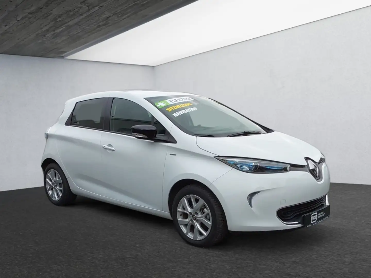 Renault ZOE Limited Z.E.40 R110 incl. Batterie, Navi, Klimaaut Blanc - 2