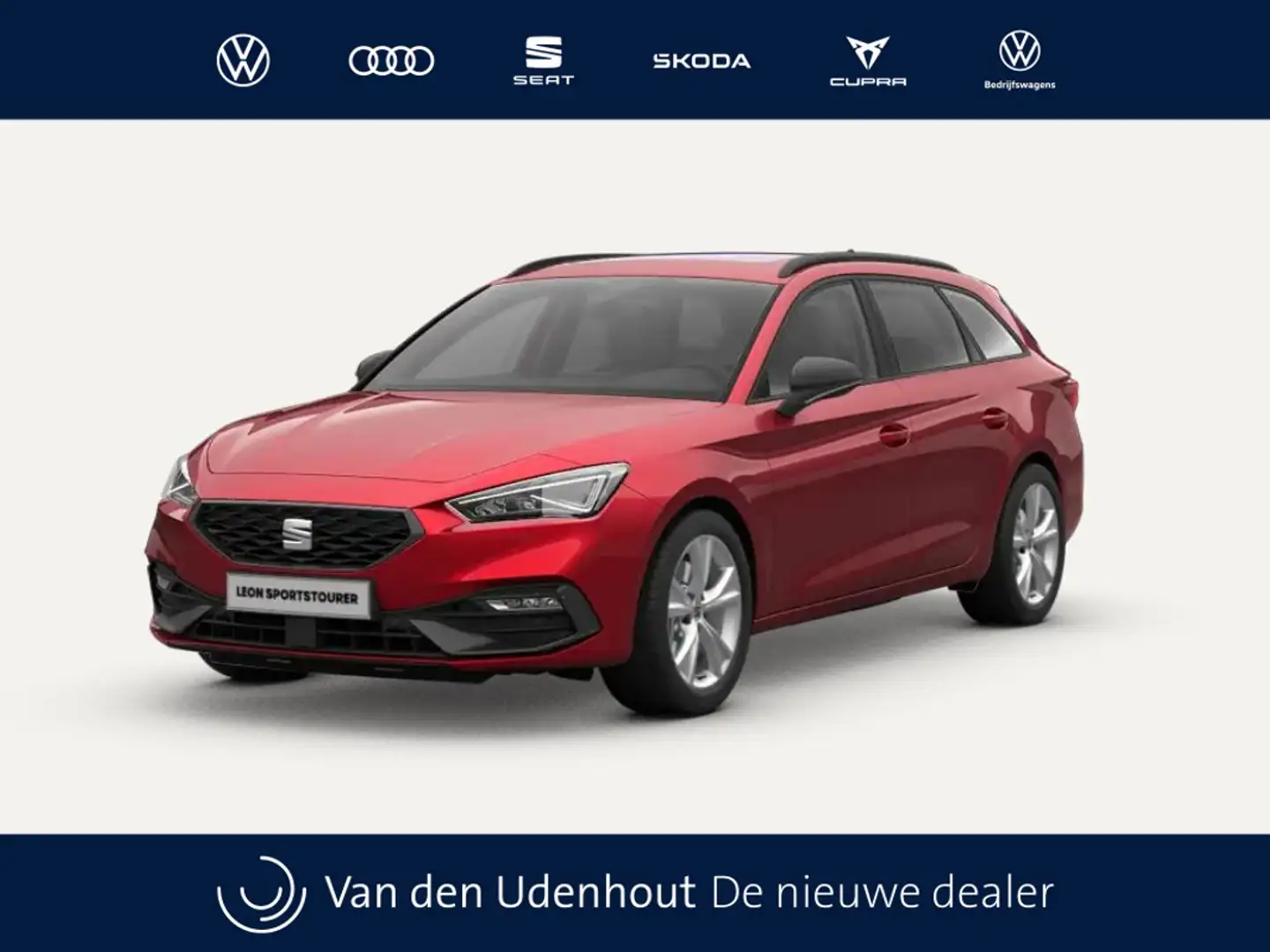 SEAT Leon Sportstourer 1.0 eTSI FR Business Intense Rouge - 1