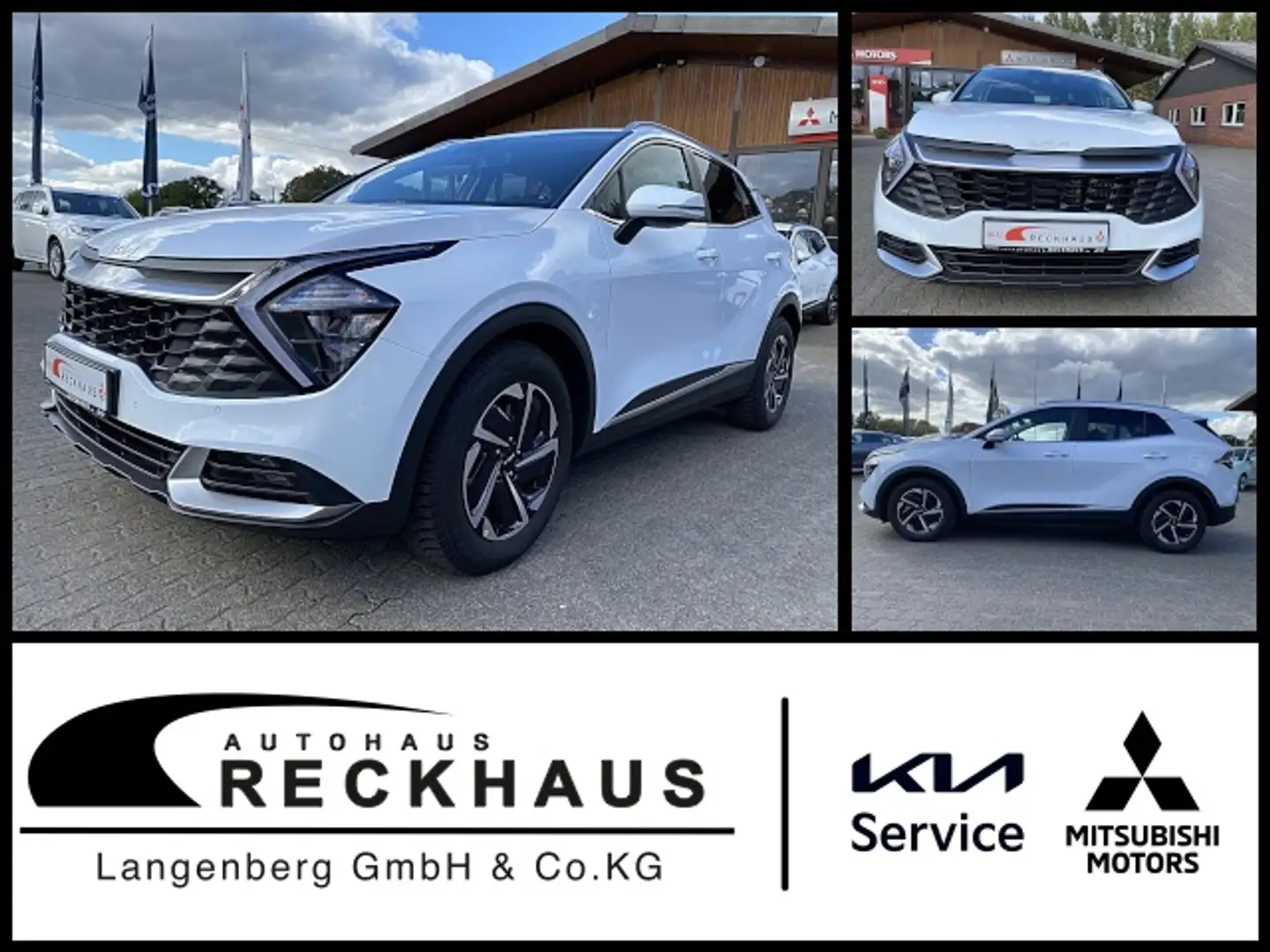 Kia Sportage 1.6T 48V 2WD DCT VISION KOMFORT GJR Klima Navi Weiß - 1