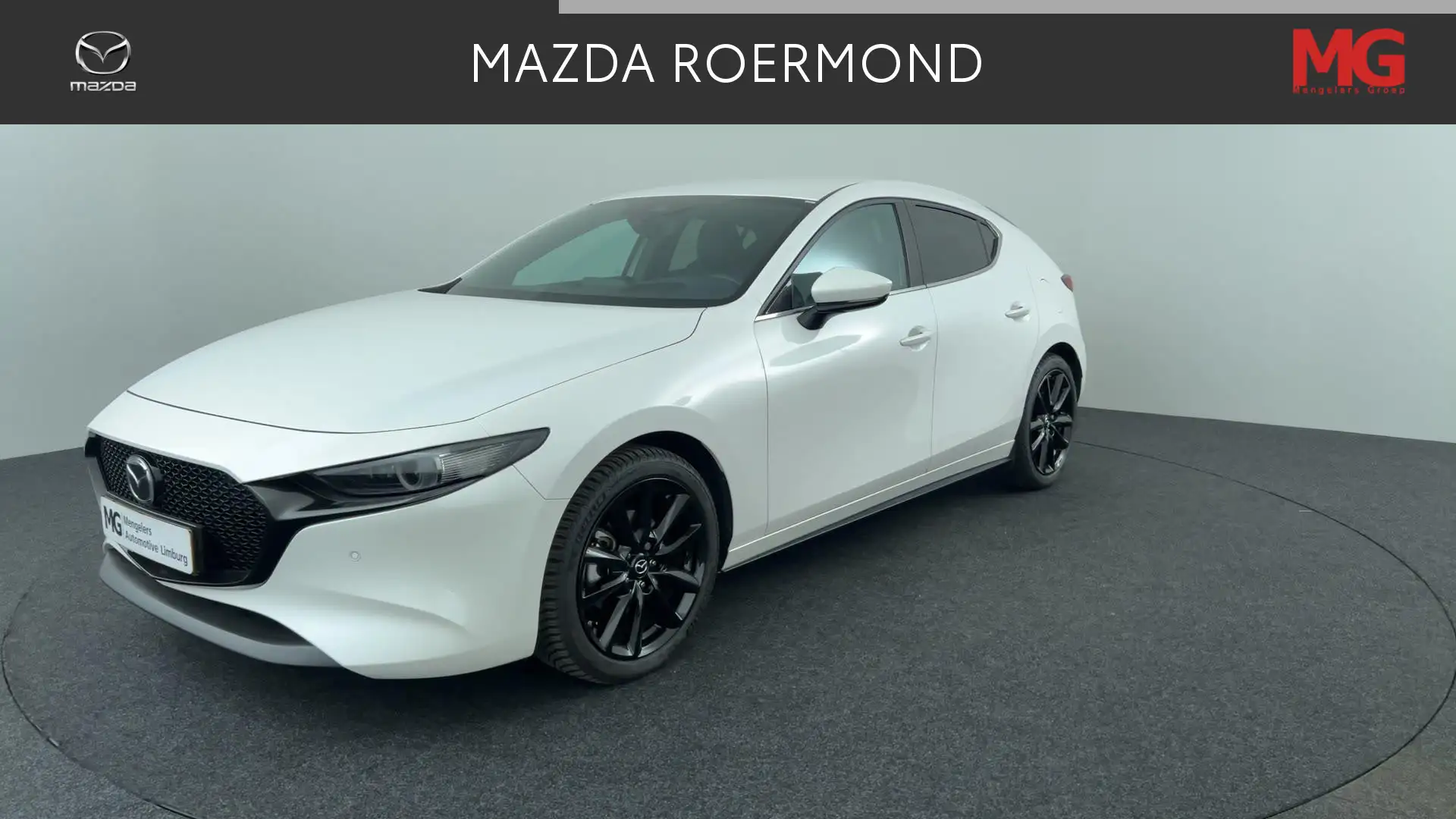 Mazda 3 2.0 e-SkyActiv-X M Hybrid 186 Luxury Automaat Appl Blanc - 1