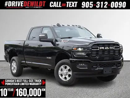 Black 2026 RAM 2500 Pickup Truck Four-Wheel Drive 8-Speed Automatic