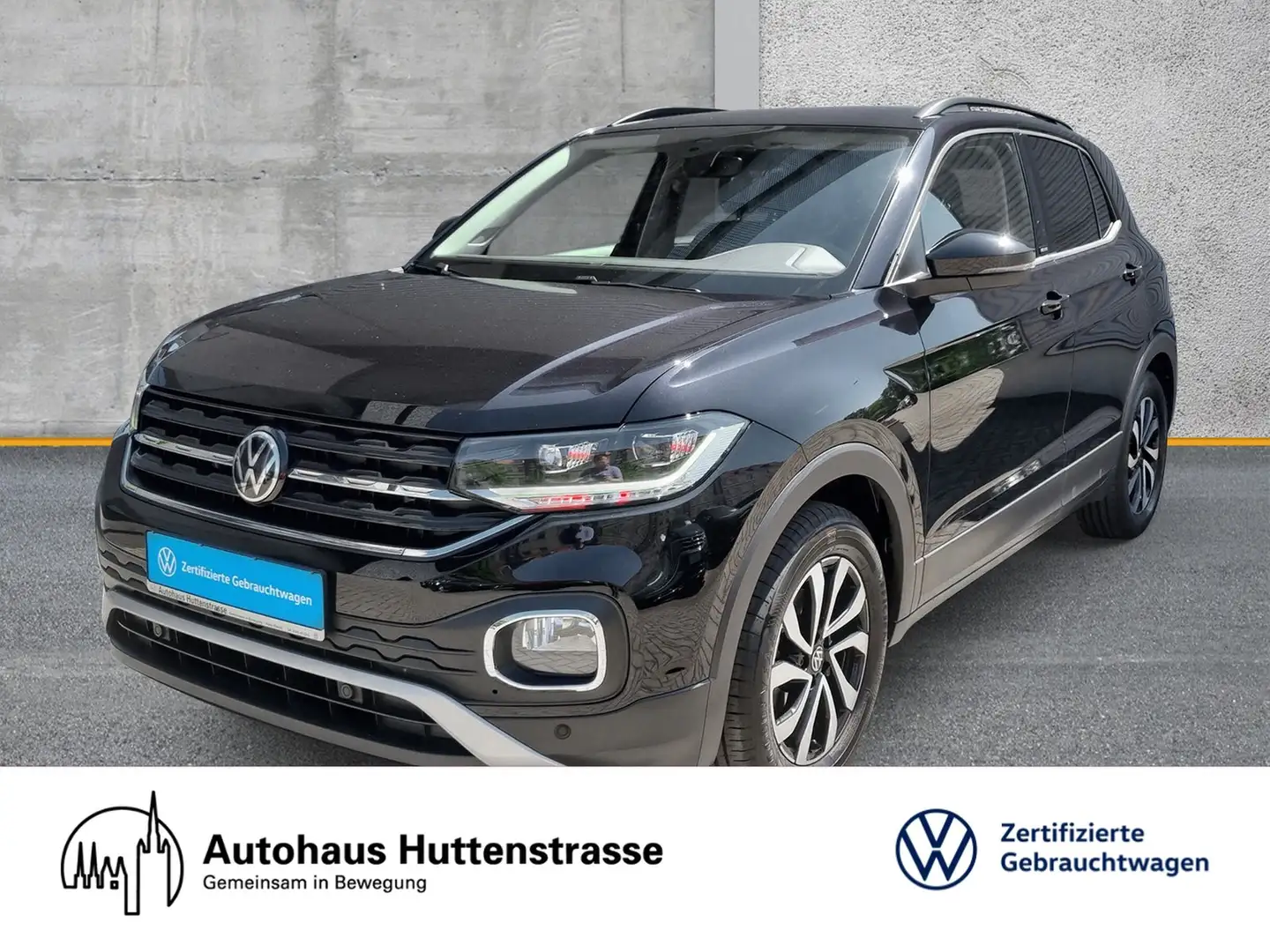 Volkswagen T-Cross 1.0 TSI Active LED APP SHZ ACC Schwarz - 1