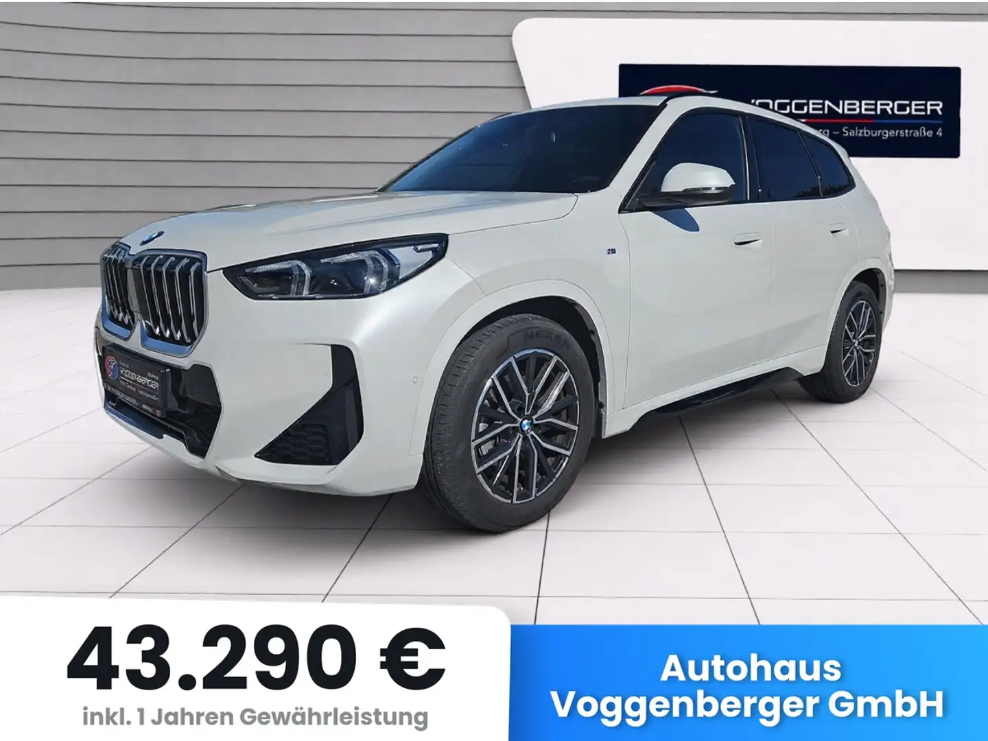 BMW X1 20 d sDrive M Sport AHK Sh Led RK Weiß - 1