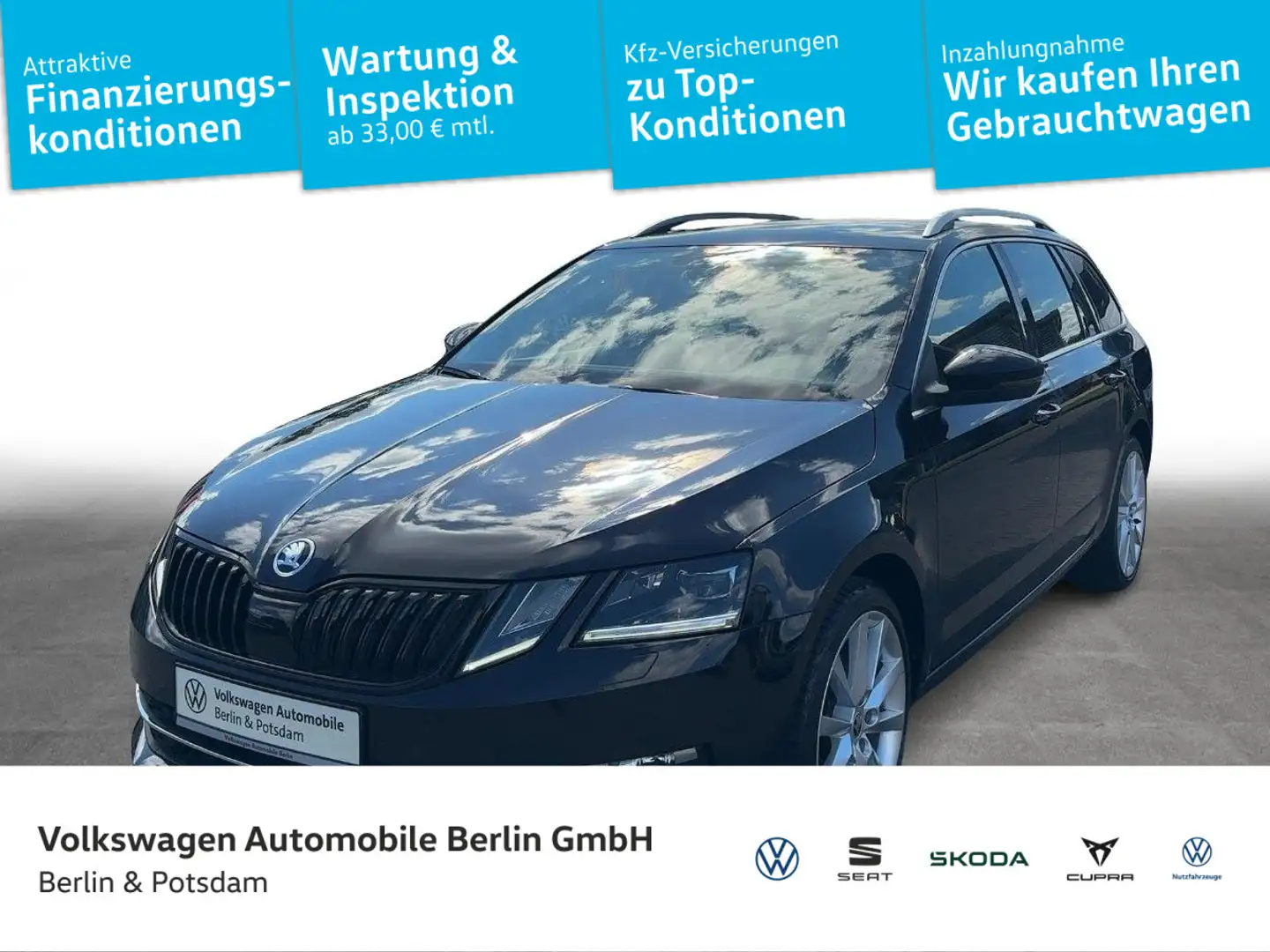 Skoda Octavia Combi 1.5TSI DSG Style P-DACH NAVI LED Schwarz - 1