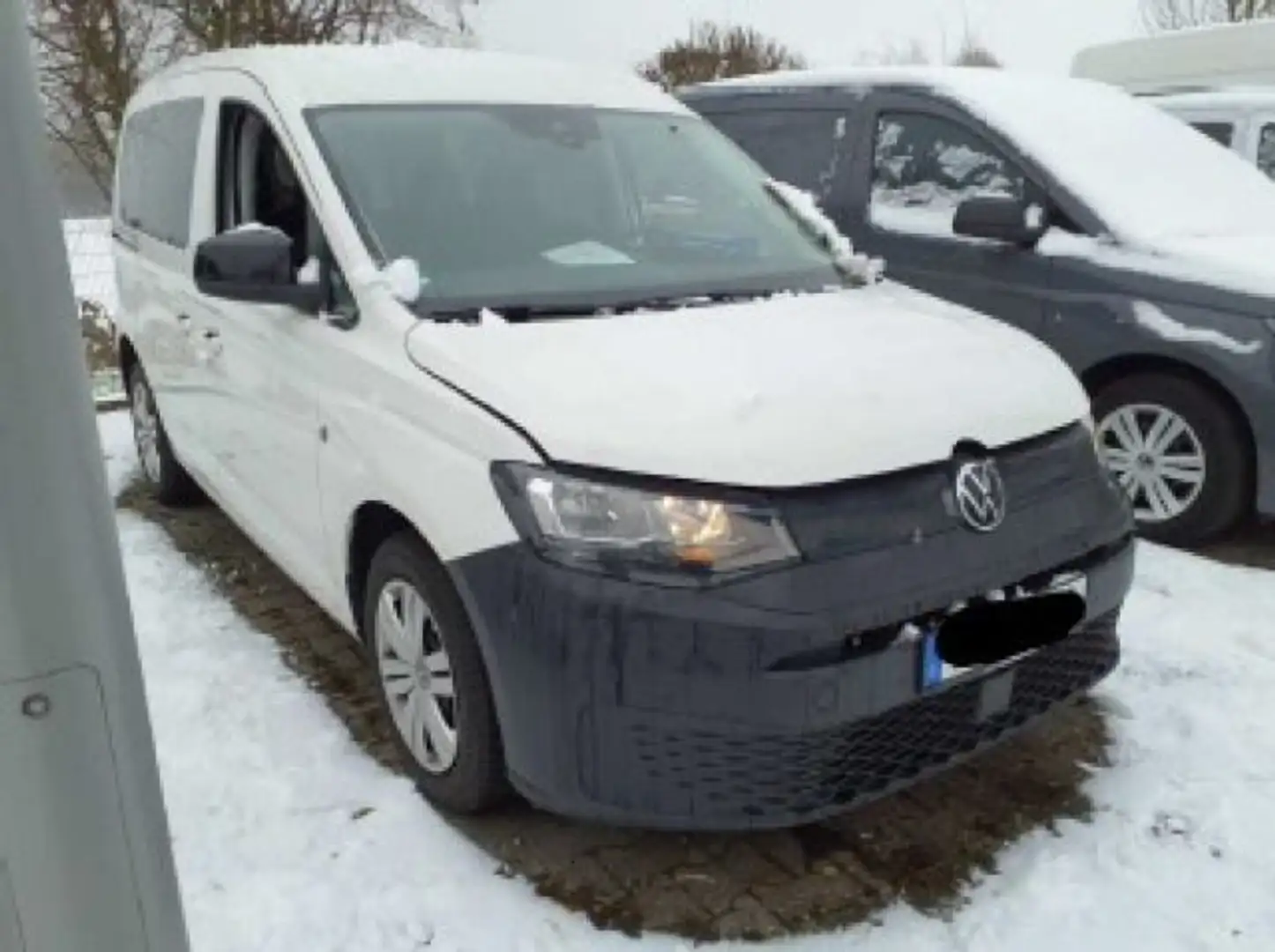 Volkswagen Caddy 2.0 TDI AHK*Kamera*2xSchiebetür*Heckflügel Weiß - 2