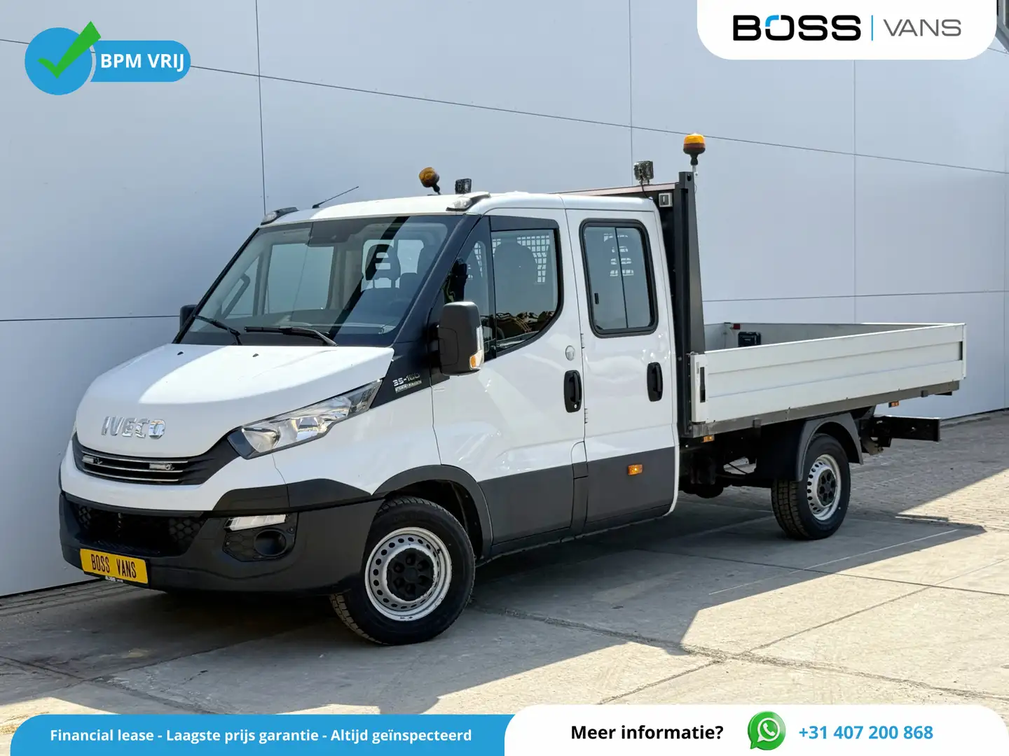 Iveco Daily 35S16 2.3 Automaat Dubbele Cabine Trekhaak 3.5t Cl Wit - 1