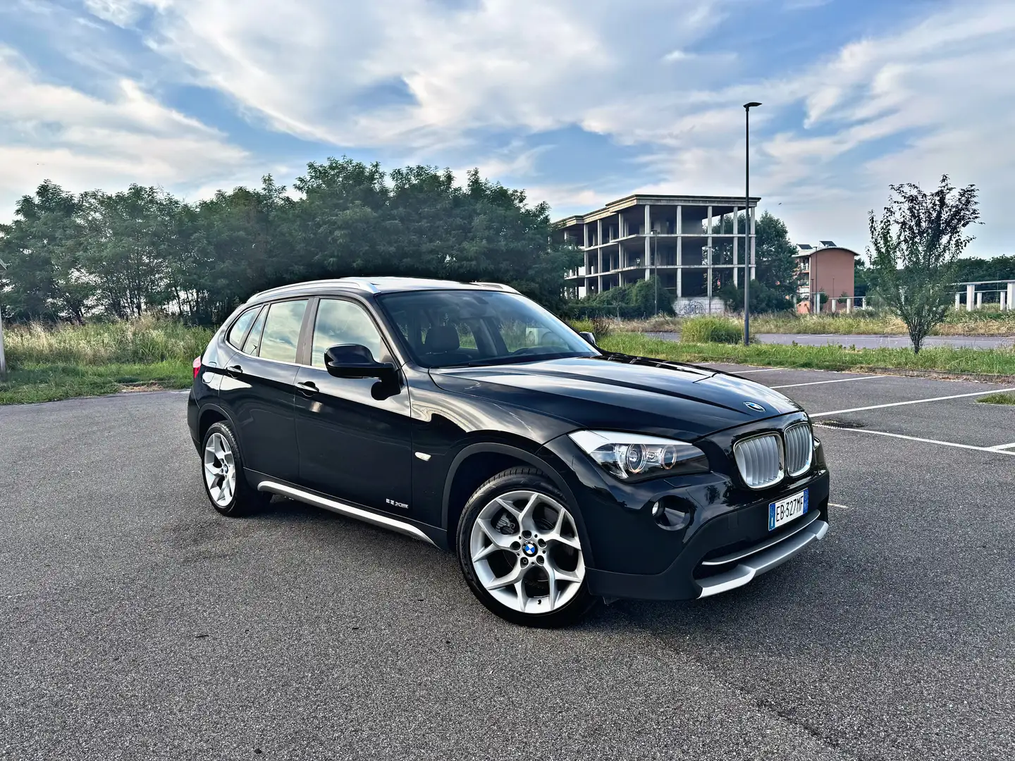 BMW X1 X1 xdrive23dA Futura 204cv Unico Proprietario Schwarz - 1