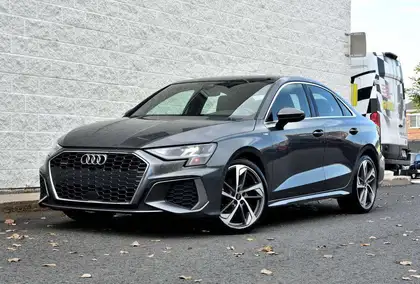 Gray 2023 Audi A3 Sedan 7-Speed Automatic