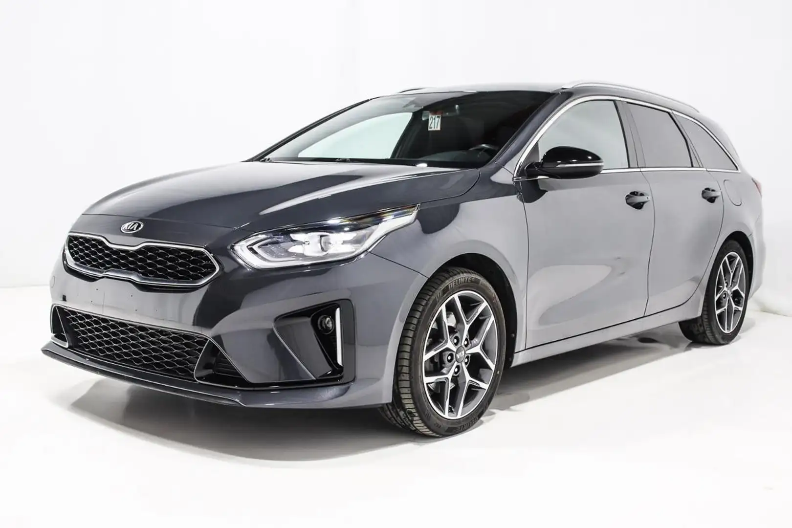 Kia Ceed SW / cee'd SW 1.4 T-GDI 140 GT LINE LED GPS CAMERA ATTELAGE Zwart - 2