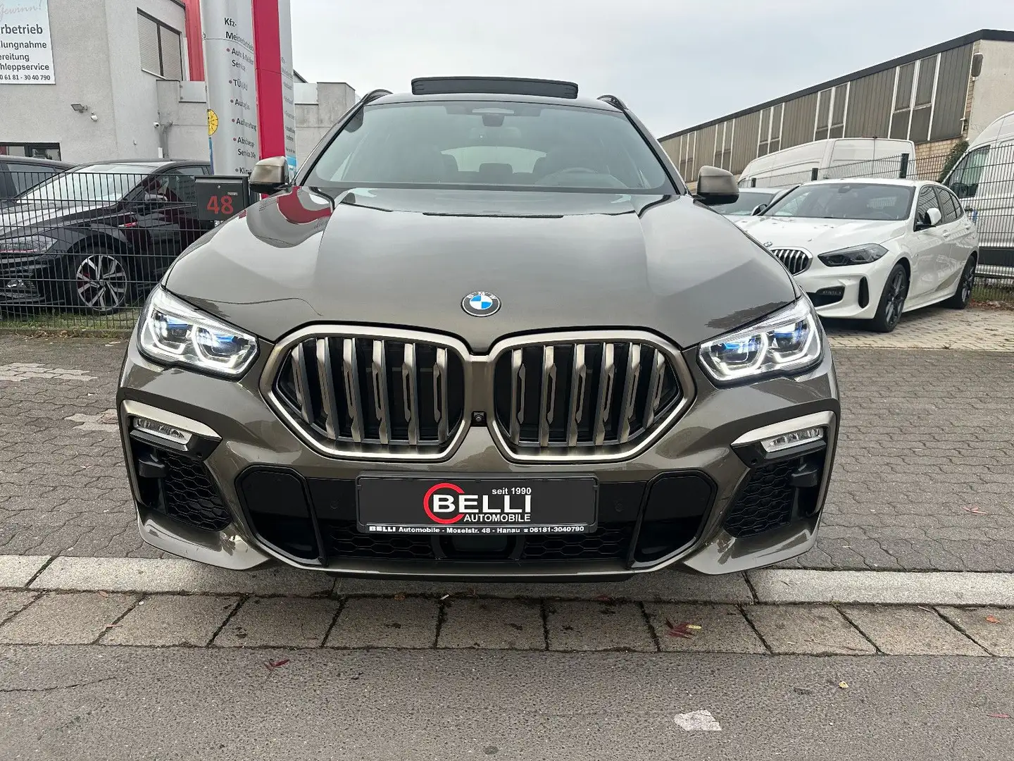 BMW X6 M i Laser Ionic Glow HK 22" AHK FINANZIERUNG Gris - 2