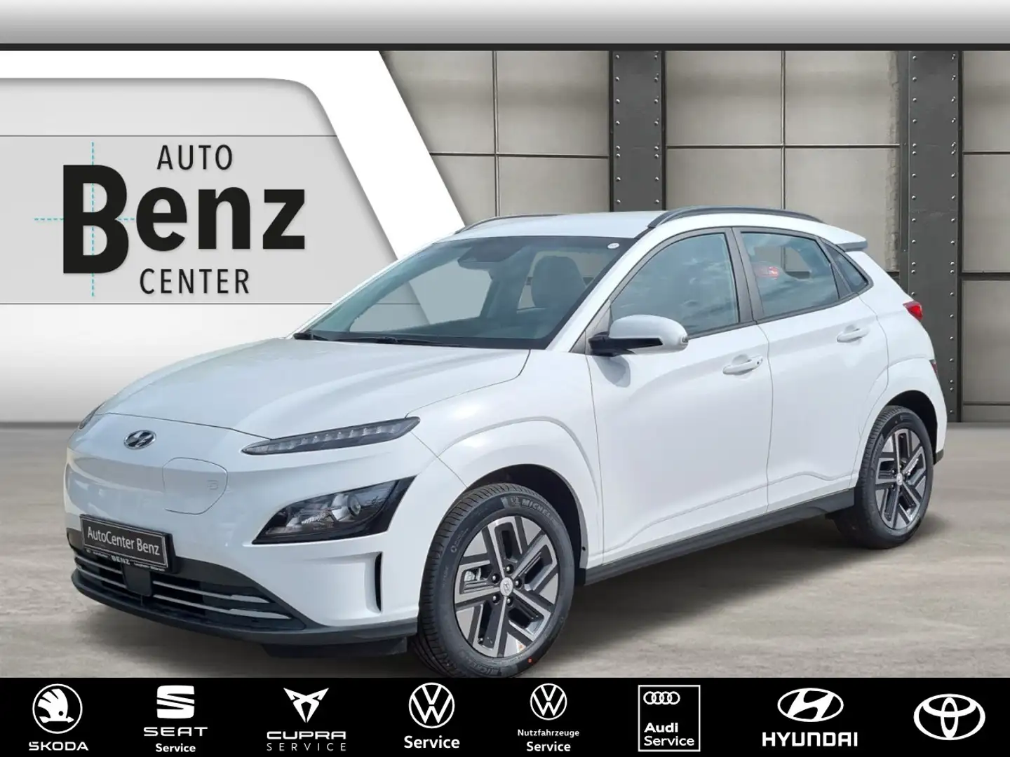 Hyundai KONA Select Elektro 2WD *EFFIZENZ-PAKET Klima Wit - 1