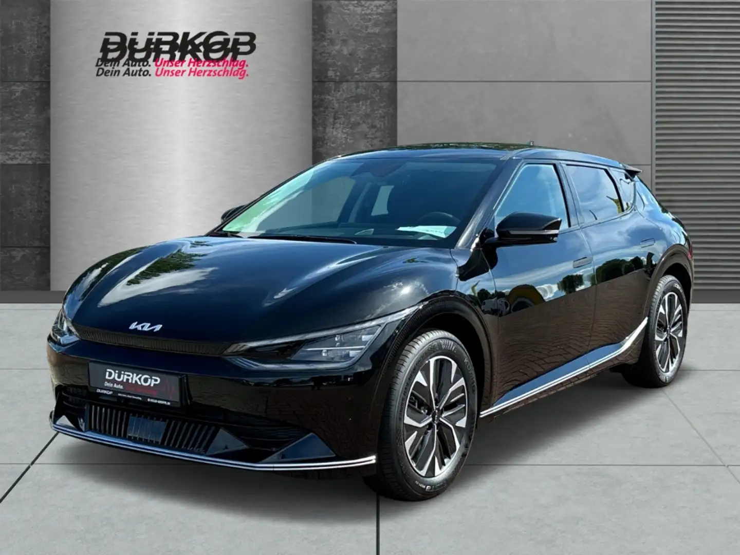 Kia EV6 77.4 kWh Allrad Wärmepumpe Air-Paket Drive HUD Sta Zwart - 1