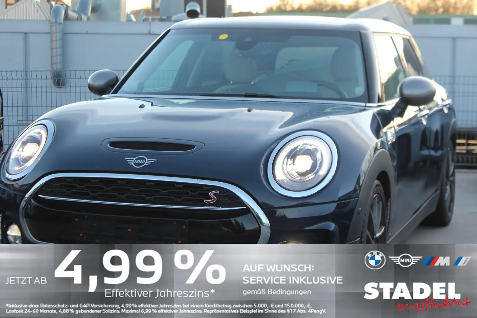 MINI Cooper S Clubman Navi.LED.HuD.DriveAs.Pano.RFK Bleu - 1