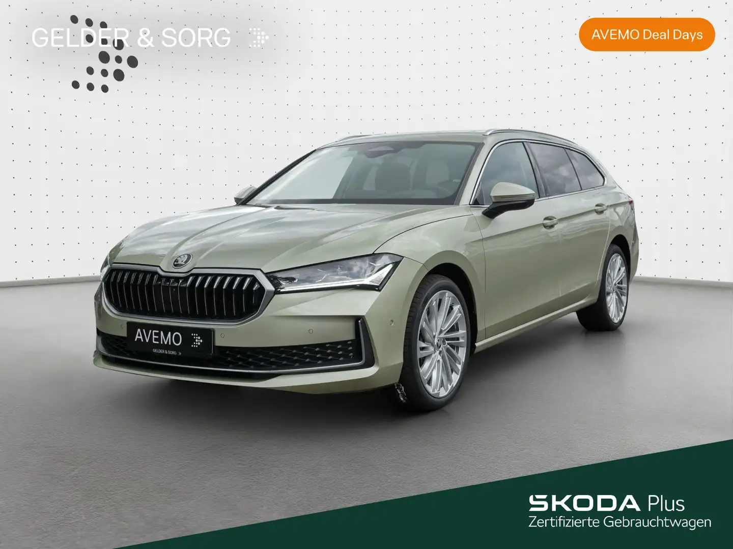 Skoda Superb Combi TDI 4x4 Stand*Sound*AHK*HEAD*Massag Gelb - 1