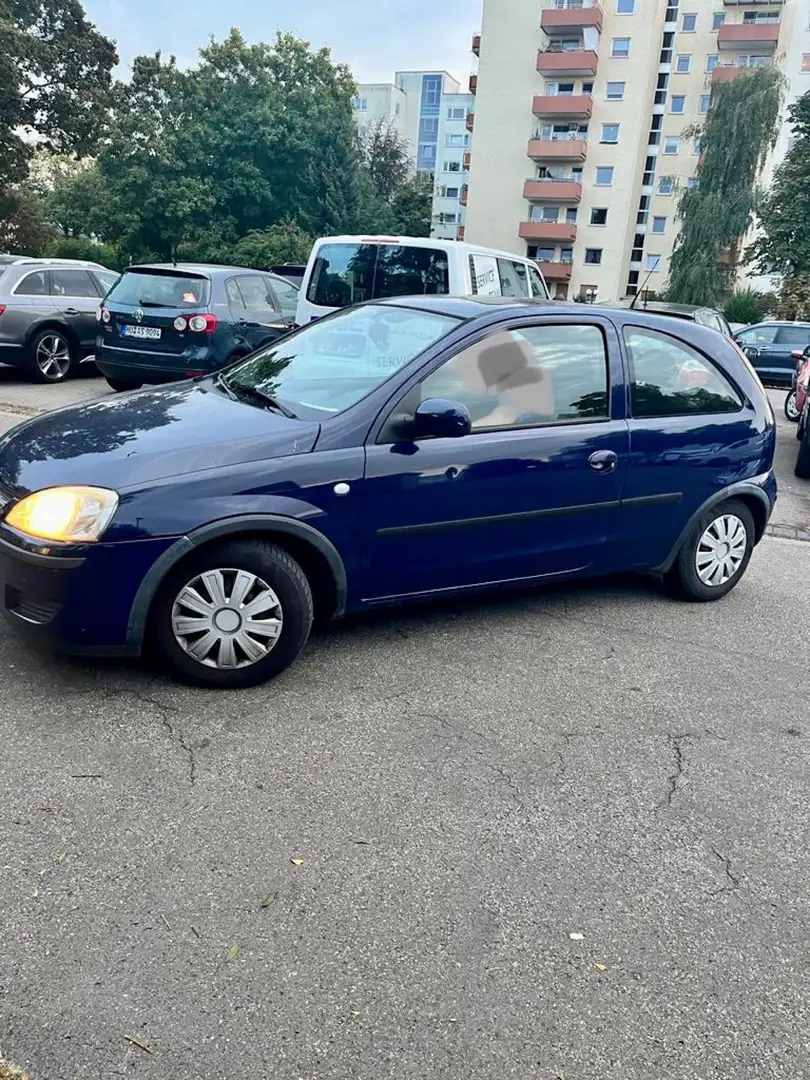 Opel Corsa 1.0 12V Neu TÜV Blau - 1