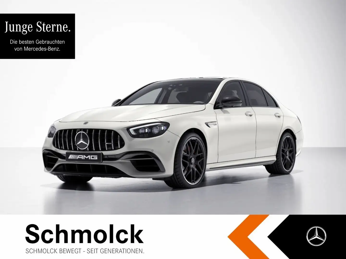 Mercedes-Benz E 63 AMG E 63S AMG 4M+ PANO+20"+P-AGA+MEMO+SITZKL+NP149K Weiß - 1