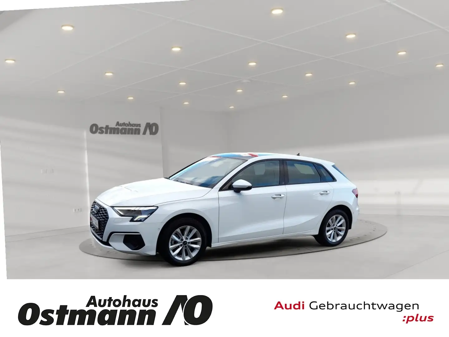 Audi A3 Sportback 35 TDI AHK LED Navi RFK LM Pano Weiß - 1